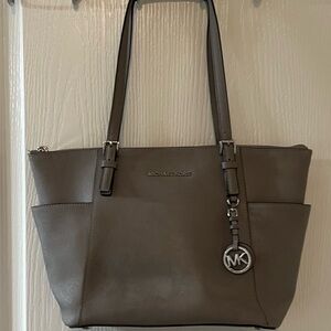 Michael Kors Taupe Tote Bag